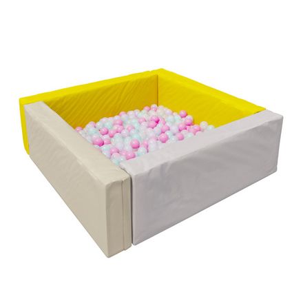 Сухой бассейн Romana «Лужайка» (пастель), 300 шариков (Розовый микс)