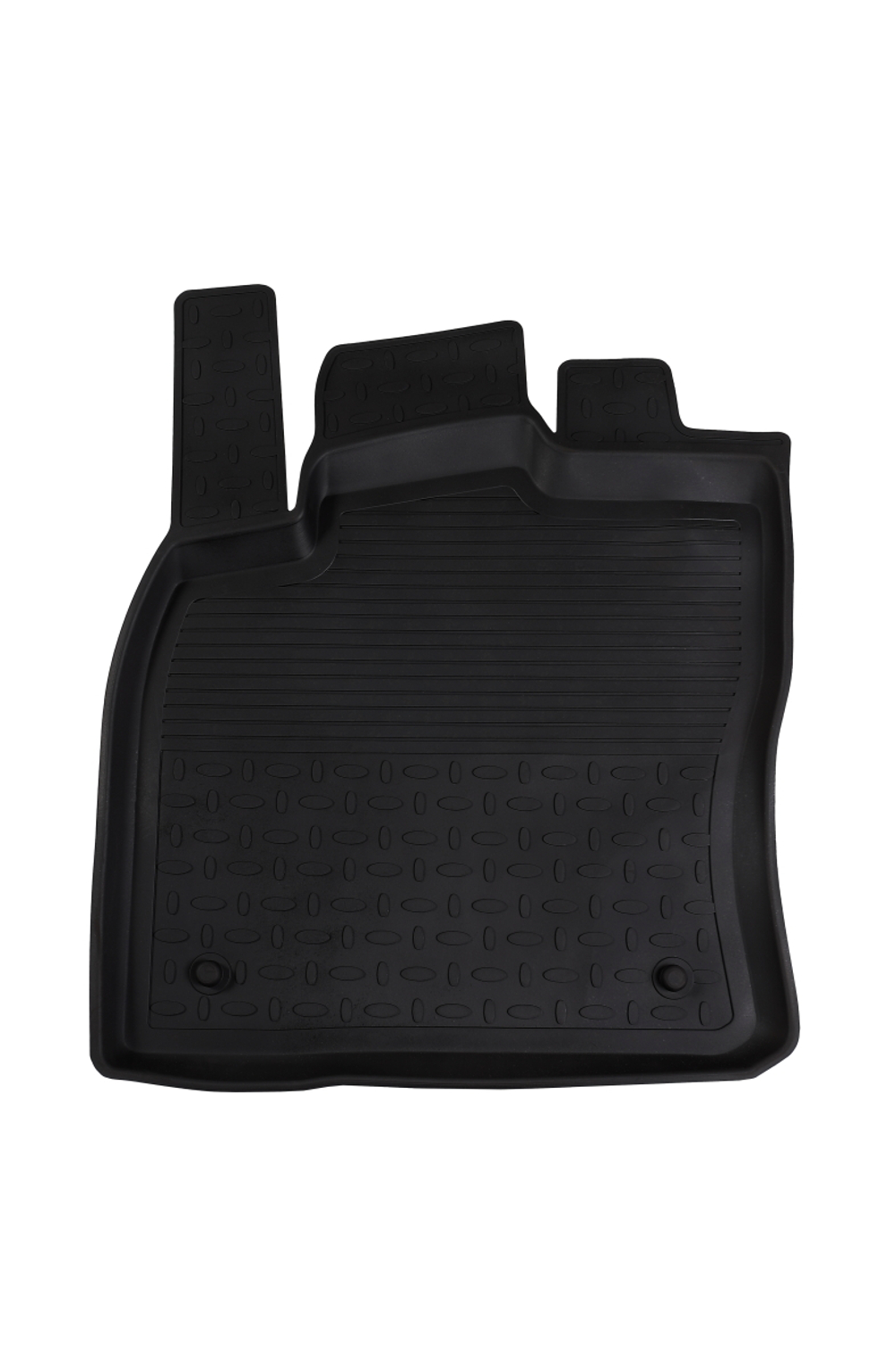 Резиновые коврики с высоким бортом для Skoda Kodiaq (7 мест) 2016-2024 Seintex.88479