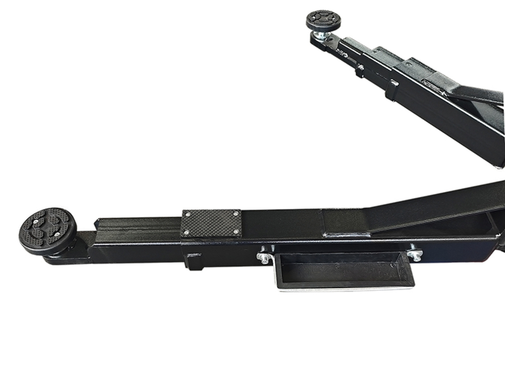 Подъемник электрогидравлический 4т 110-1900мм 2-х стоечный 220В ниж.синхрон. (электр. спуск) GTE