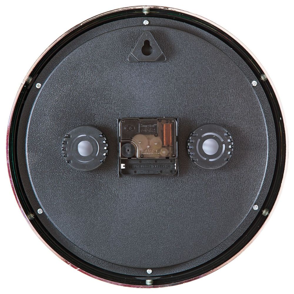 Часы настенные "12 шаров" D27 см (хром), пластик