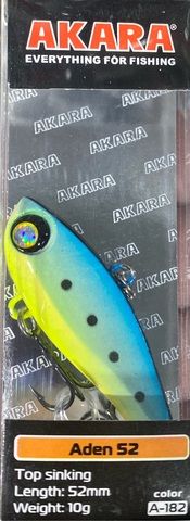 Воблер Akara раттлин Aden 52 мм 10 гр.  A182