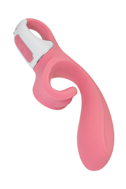 Нереалистичный вибратор Satisfyer Hug me, розовый