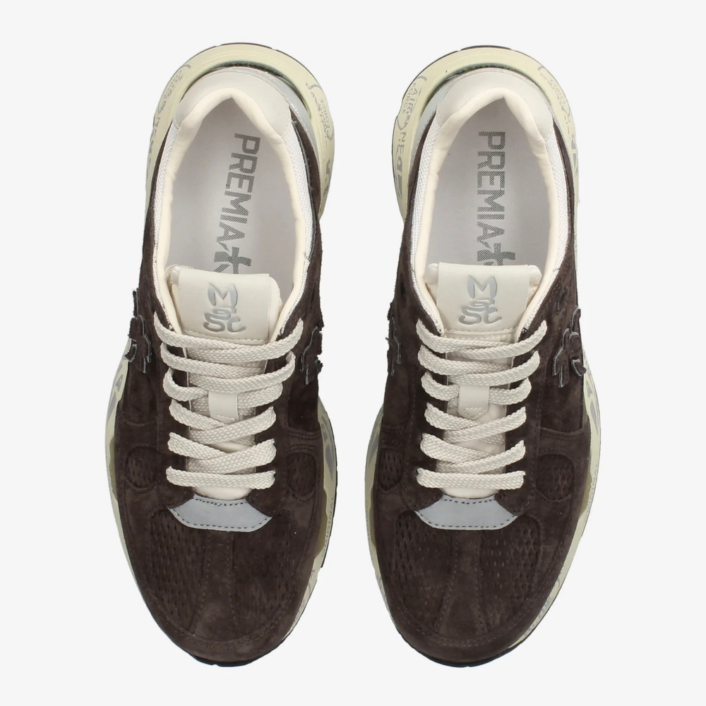 Замшевые кроссовки Premiata Mase-d 7895 на шнуровке