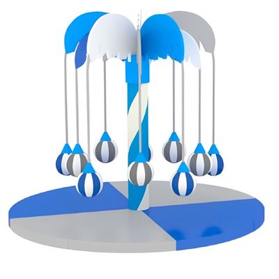 Детская механическая карусель "Пальма"