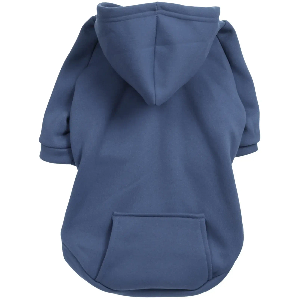 Кофта - толстовка для мелких пород собак «BRO Style», цвет тёмно - синий, р 2XL (на флисе)