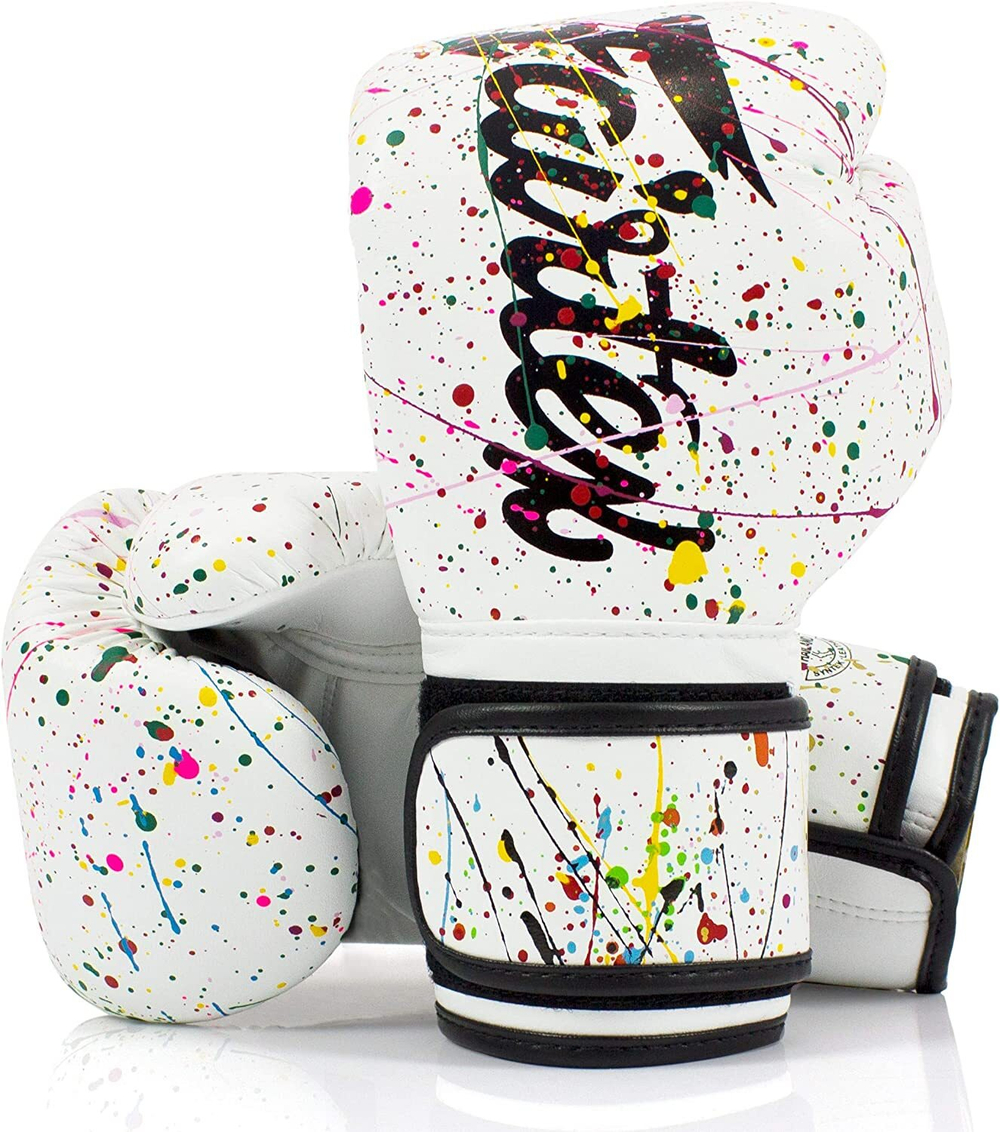 Боксерские перчатки Fairtex BGV-14 Painter WH