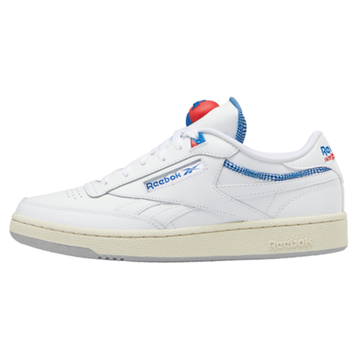 reebok Club C Series Кроссовки для скейтбординга Низкие Белые и синие Унисекс