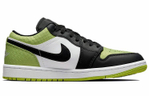 Кроссовки Jordan Air Jordan 1 Low "Vivid Green Snakeskin" (Женская размерная сетка)