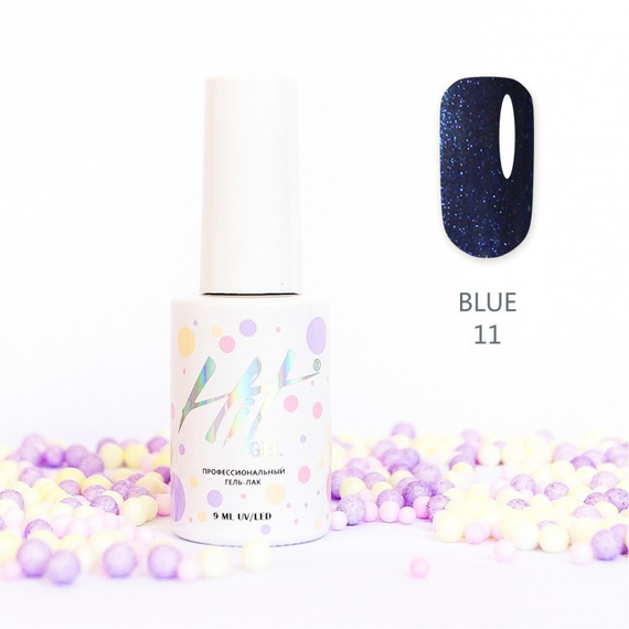 Гель-лак ТМ &quot;HIT gel&quot; №11 Blue, 9 мл