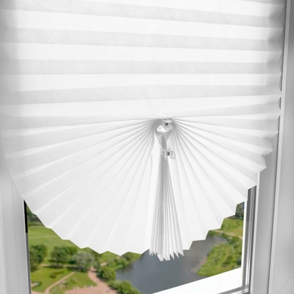 Шторы-плиссе 120*180см, цвет белый, BZ-L003WH