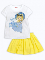 Комплект для девочек (104, Белый) GFATS3111