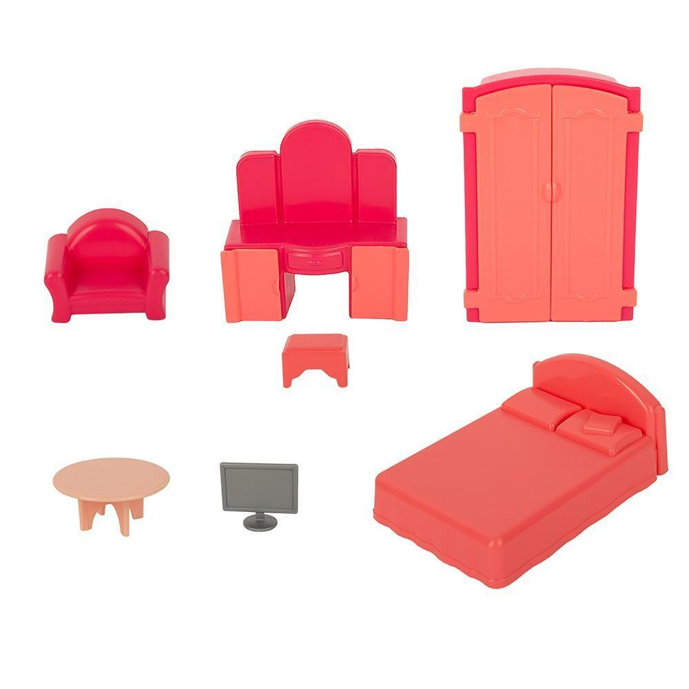 Набор мебели для кукол «Спальня» 7 предм. (Совтехcтром)