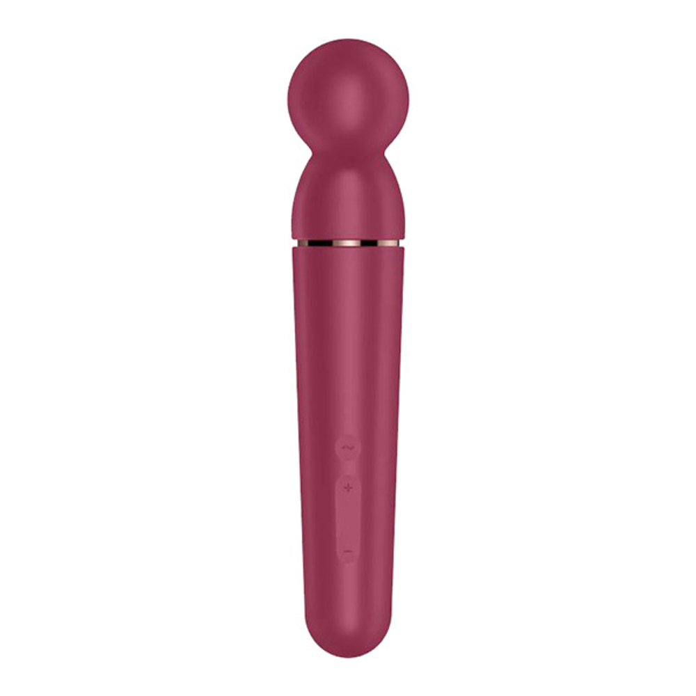 Малиновый вибромассажер 21,9см Satisfyer Planet Wand-er 4046068