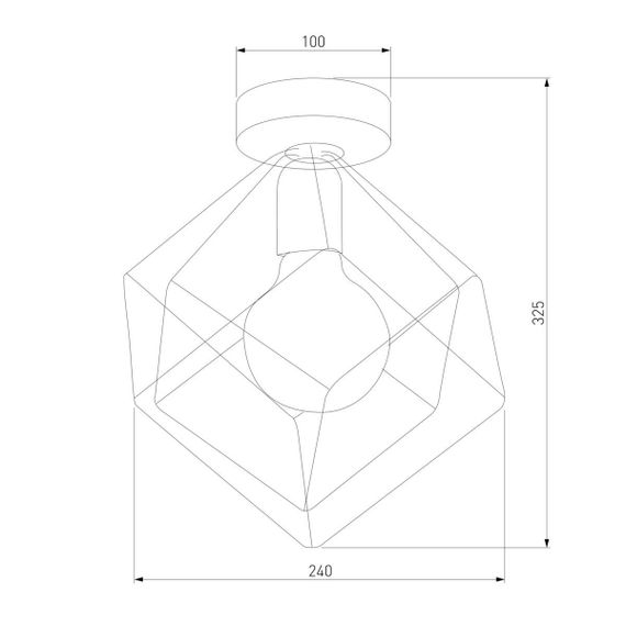 Потолочный светильник TK Lighting 2702 Alambre