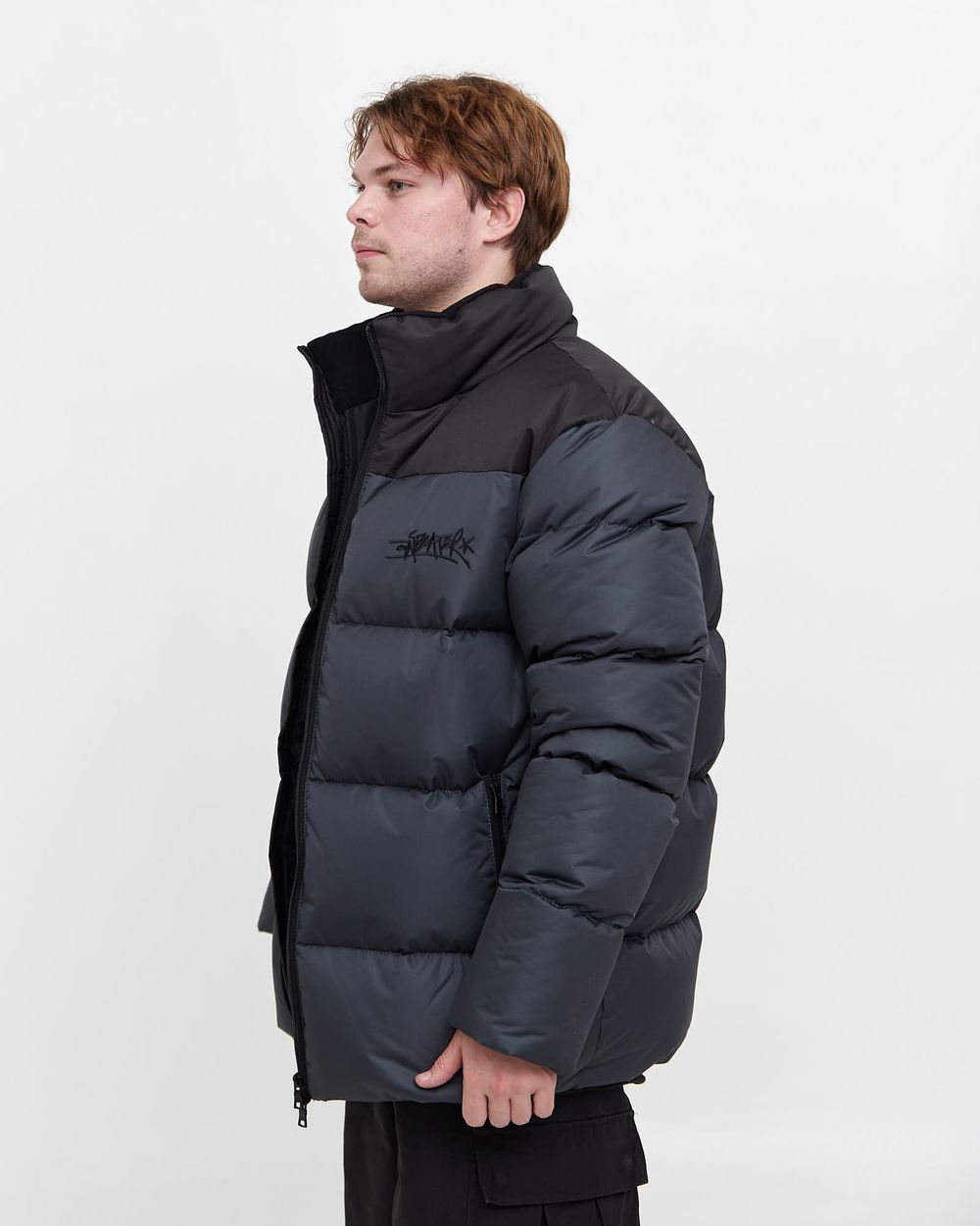 Купить Пуховик Anteater AW24 Downjacket Combo серый Пуховик Anteater AW24 Downjacket Combo серый