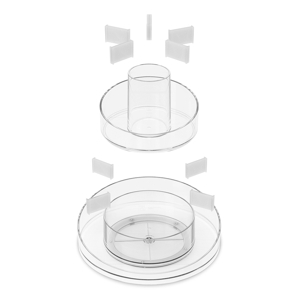 Органайзер для косметики cascada, прозрачный