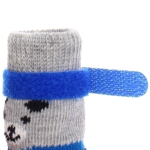 Башмачки для животных прорезиненные на дождливую погоду «LAPUSIK», цвет голубой, размер L, 6,5см