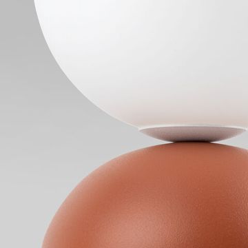 Настольный светильник со стеклянным плафоном 1*G9 a068660 коричневый 16042 Miki TK Lighting