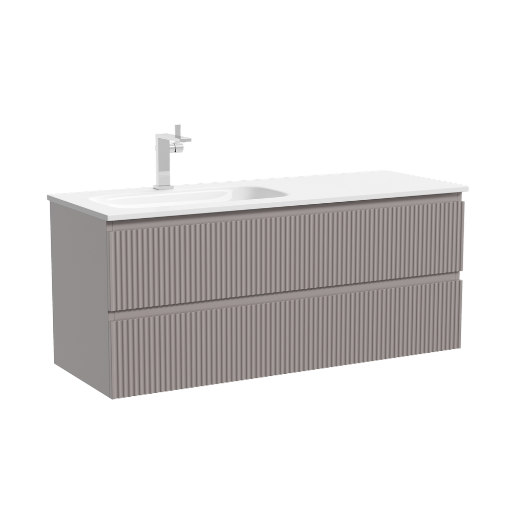 Тумба подвесная Sancos Snob R левая 1195х445х500, SNR120LSM