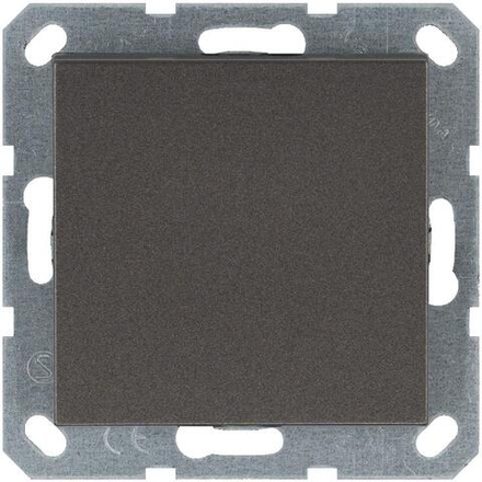 Кнопка звонка 1-кл. 10А IP20 механизм мокко Jasmart G3010Z