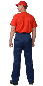 Брюки  рабочие Темно-синие