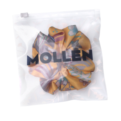 Шелковая резинка для волос Mollen Первоцвет жемчужно-белая