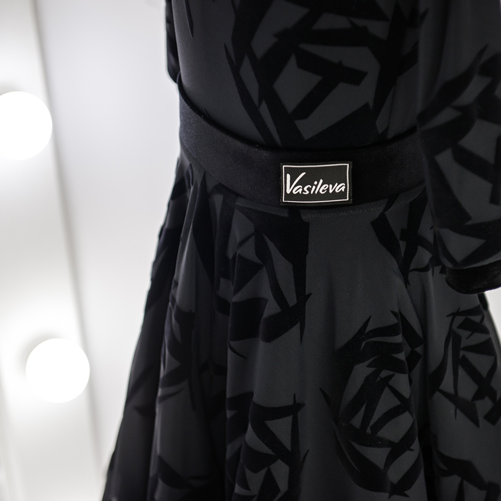 флок на сетке