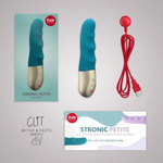 Мини-пульсатор Fun factory STRONIC PETITE, морская волна