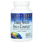 Planetary Herbals, Three Spices Sinus Complex™, 90 таблеток