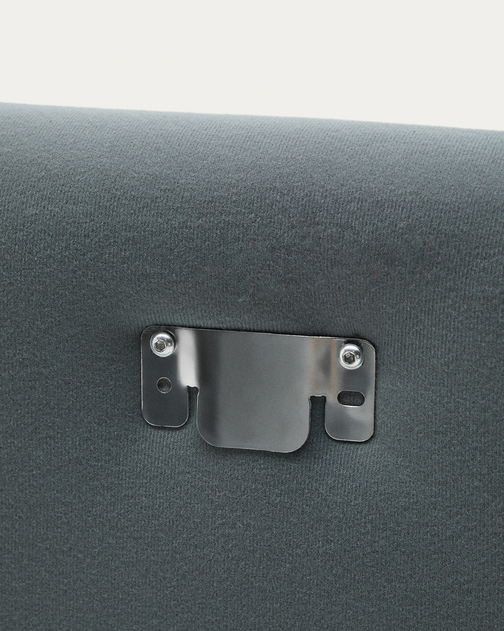 Изголовье кровати Jaira из льна и хлопка серо-коричневого цвета со съемным чехлом для кровати 90 см