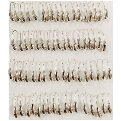 Мормышки вольфрамовые №3 Уралка, цвет серебро, 0,55 гр.( набор 10 штук) цена указана за 1 штук