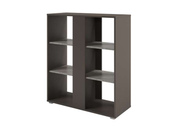 Стеллаж средний с планкой открытый 950х396х1096 D-73