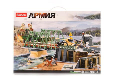 Конструктор блочный Слубан "Военное наступление" (769 дет.) (Арт. M38-B0981)