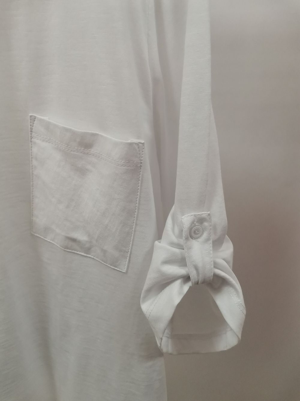 Блузка БЛ-131/фламли-молочный