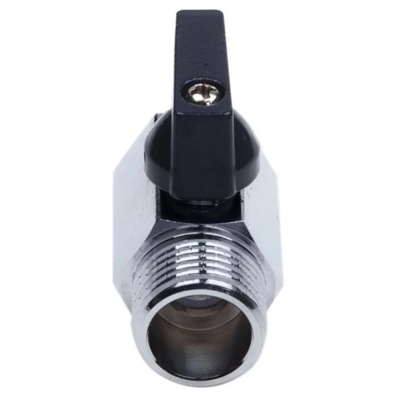 Кран шаровой AQUALINK мини хром ВН 1/2 ручка-флажок (20/200) купить в Москве и Московской области по низкой цене с доставкой по России — (7) Кран шаровой AQUALINK мини хром ВН 1/2 ручка-флажок (20/200) — (7)