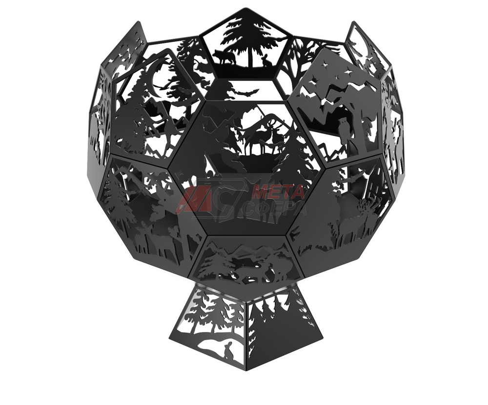 Чаша костровая Лесные жители