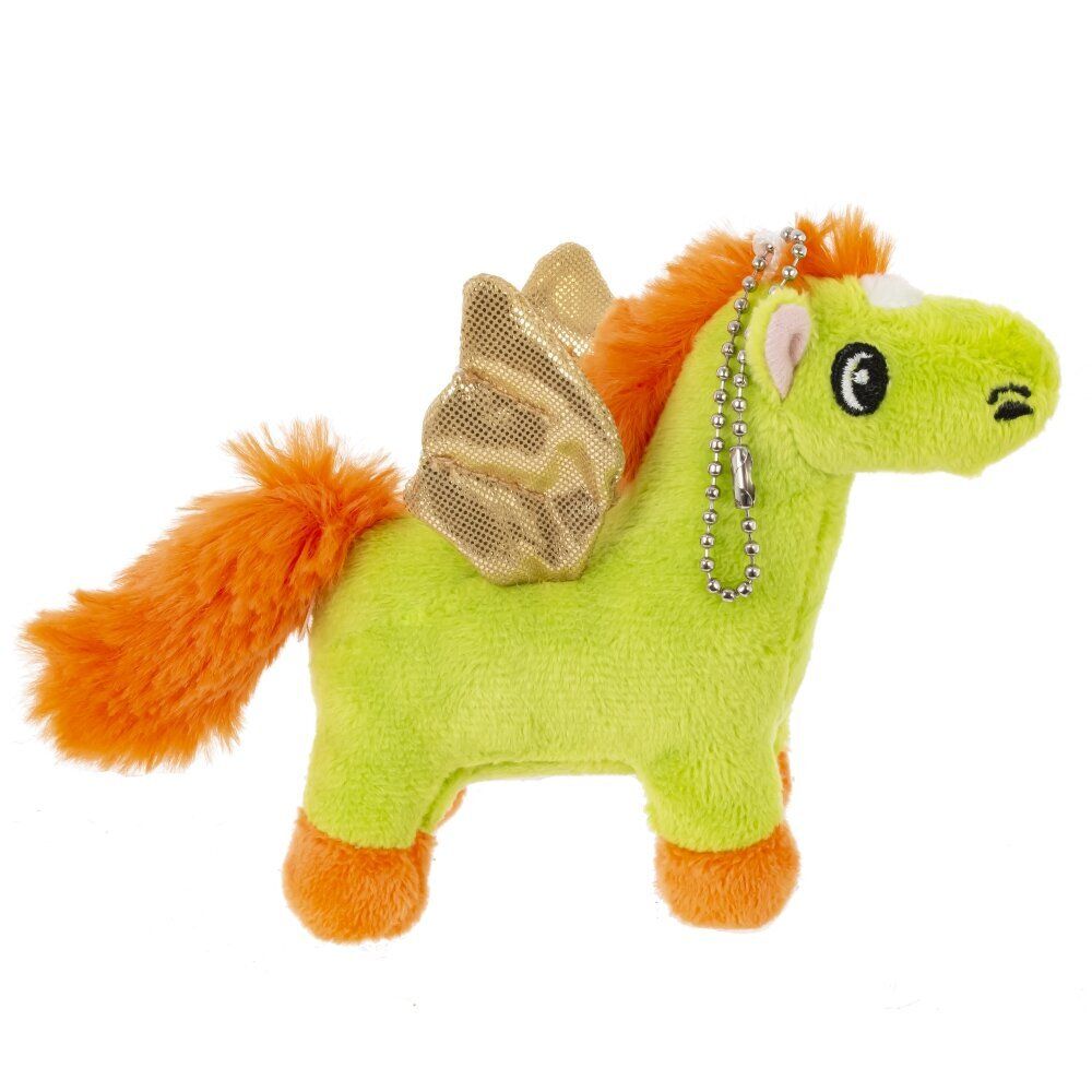 GAEM Игрушка набивная "Лошадка", с цепочкой, L14 W6 H10 см, 4в.