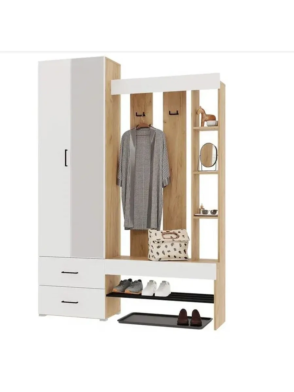 Прихожая Домино (золотой крафт)