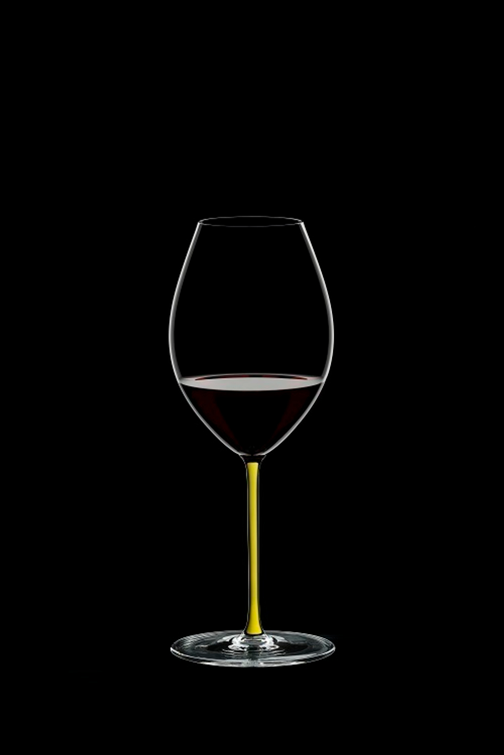 Бокал для красного вина 650мл Riedel Fatto a Mano Old World Syrah с желтой ножкой