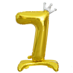 Шар фольгированный Цифра 7 81 см (Золотой)