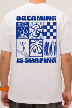 Футболка KUL'TURA "SURFING" Белый