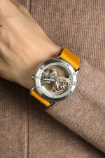 Часы скелетоны механические Power Orange YOURTIME