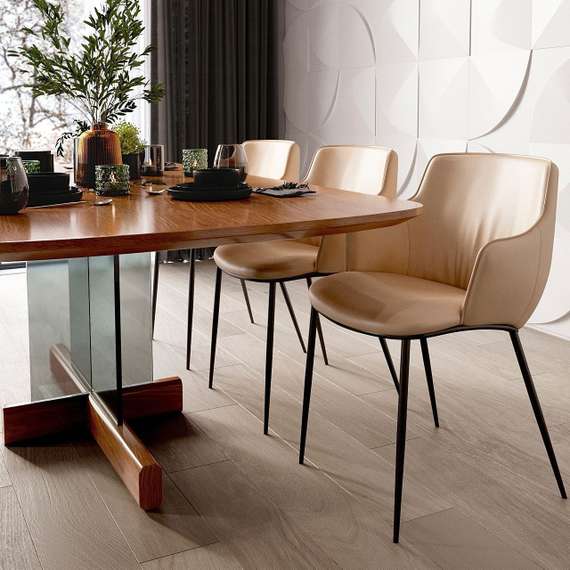 Стул Sofia, серая экокожа Soft-Touch