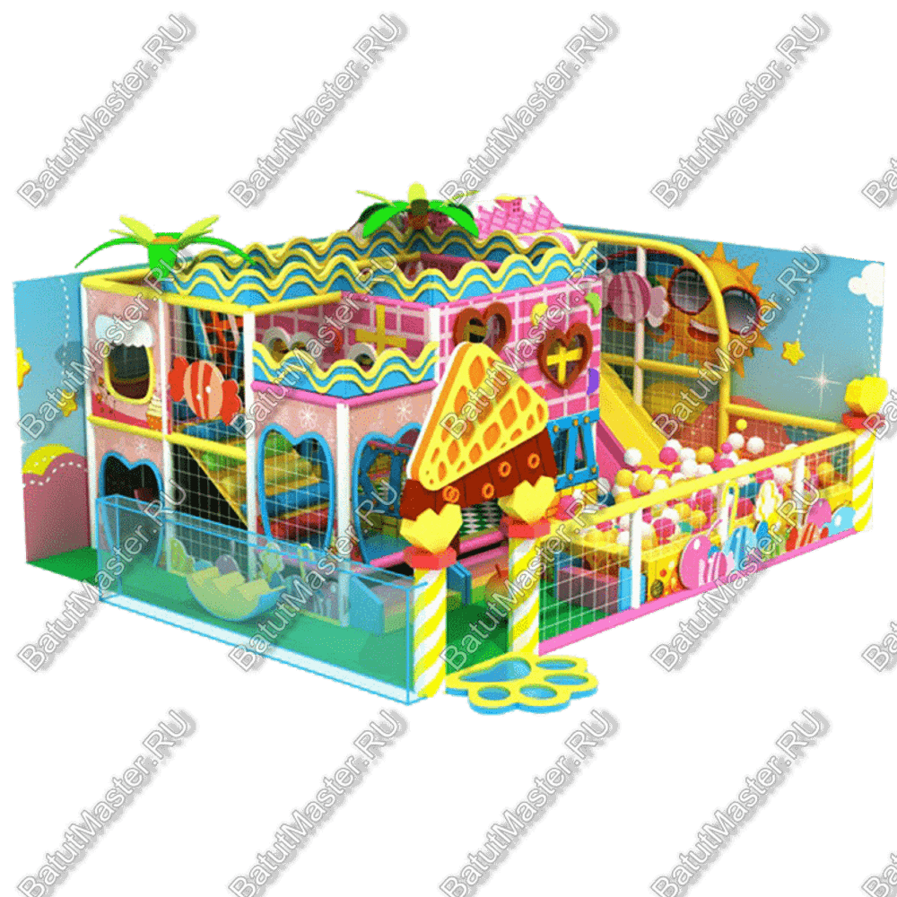 Детский игровой лабиринт «Спуски и печеньки»