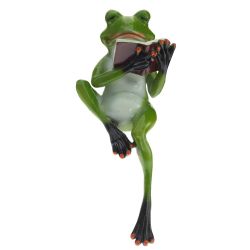 GAEM Фигурка декоративная "Лягушка", L8 W7 H20,5 см