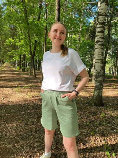 Футболка женская "417 К.П" белый (Галатея)