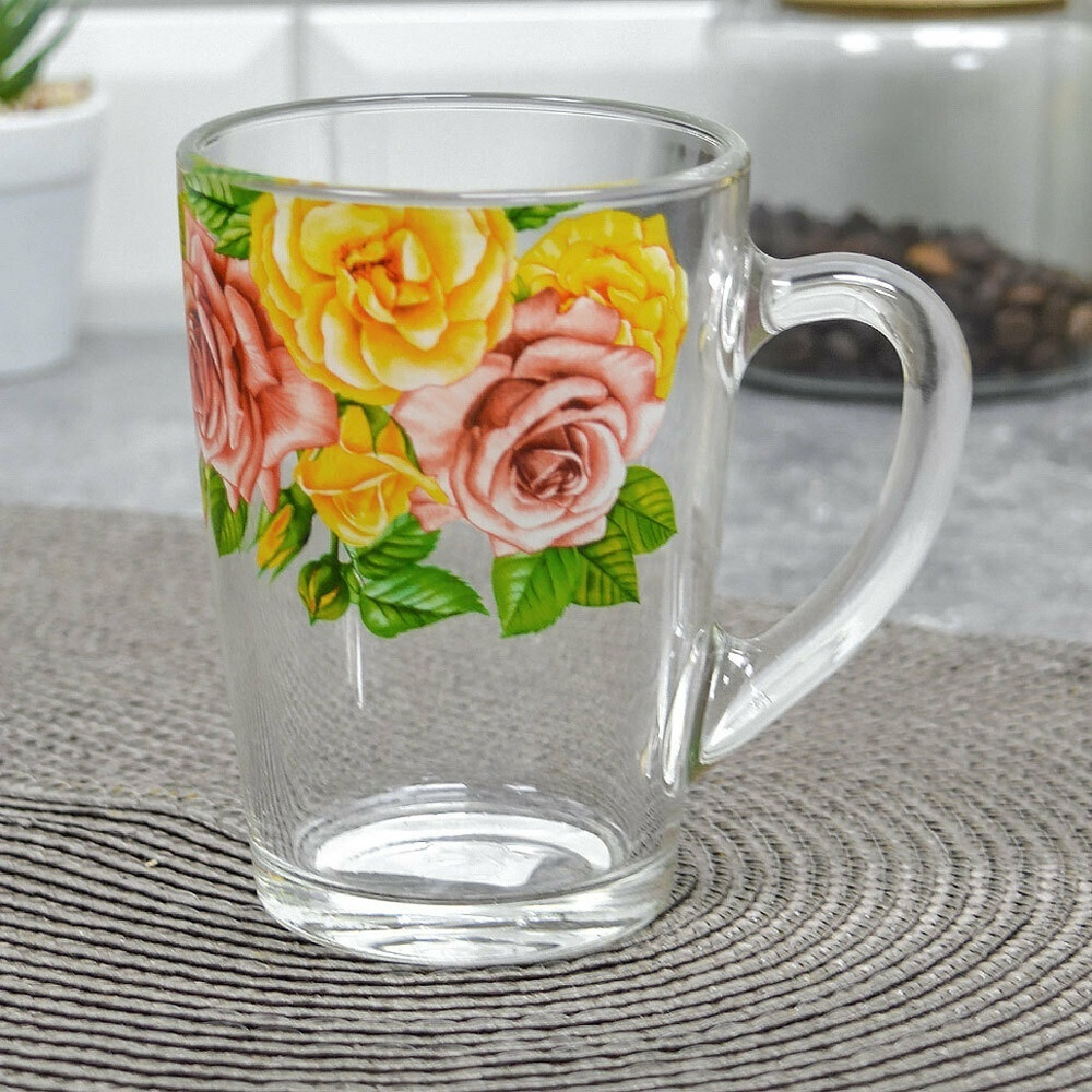 Кружка 300мл Цветы и ягодки
