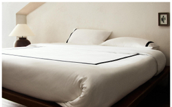 Пододеяльник Zara Home сатин, хлопок 100%, однотонный, 5136/088