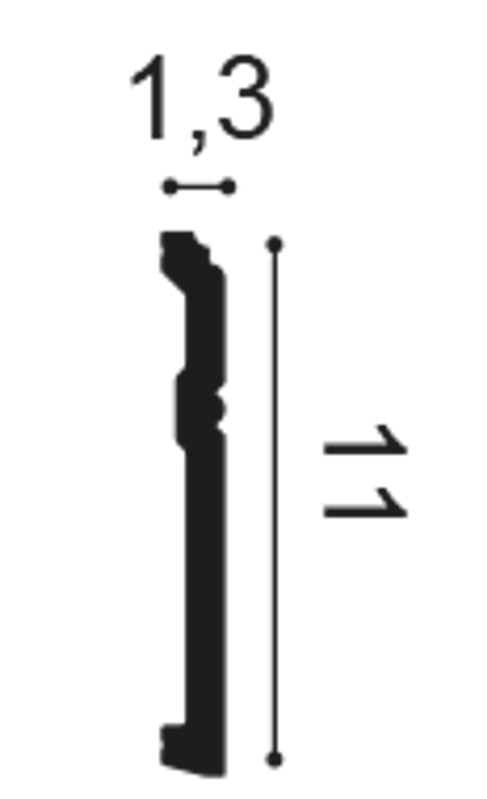 Плинтус SX105