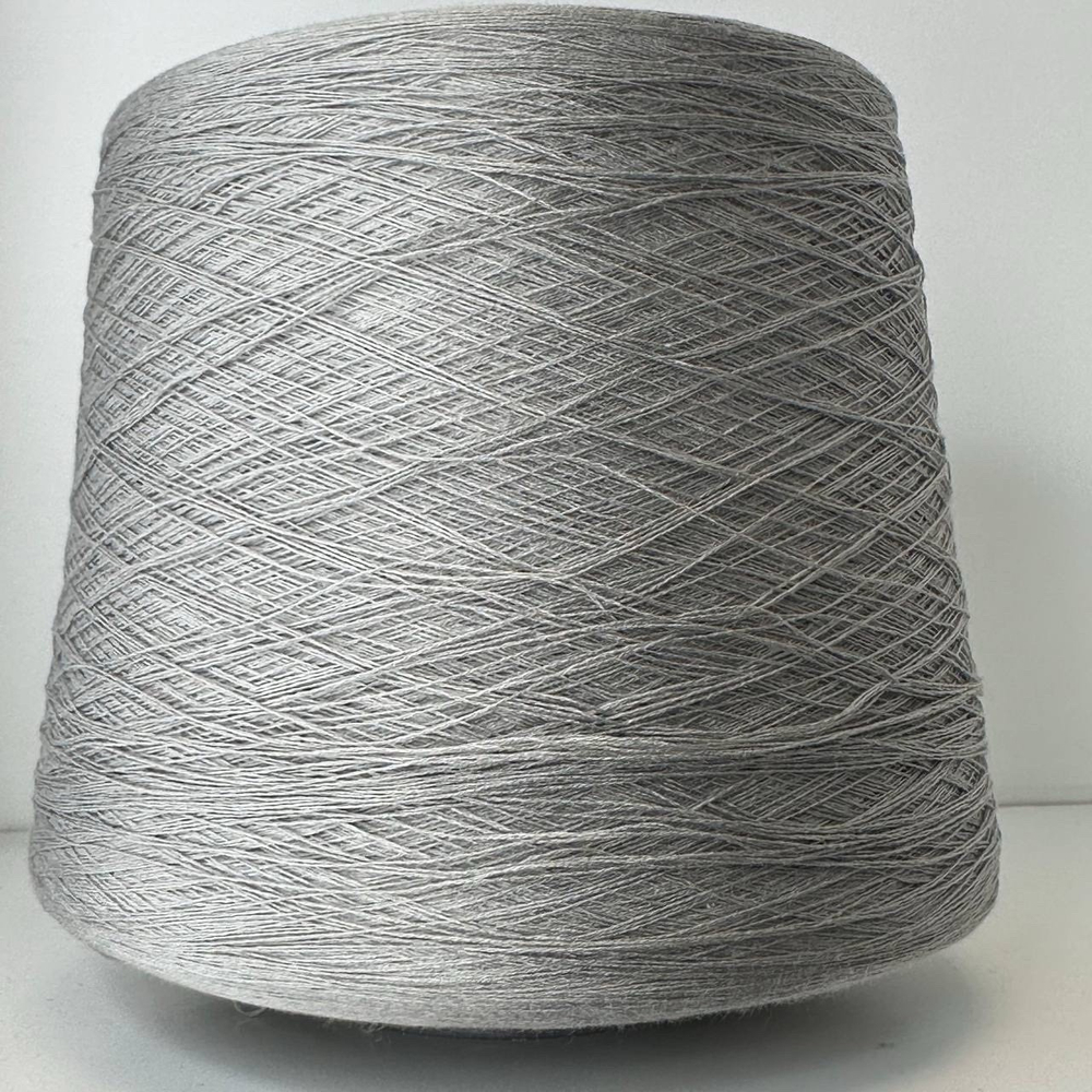 MOOREA - Botto Giuseppe; 55% шёлк, 45% хлопок; 1200м/100гр, (2/2400); col. K07 AGNONA, цвет: серый
